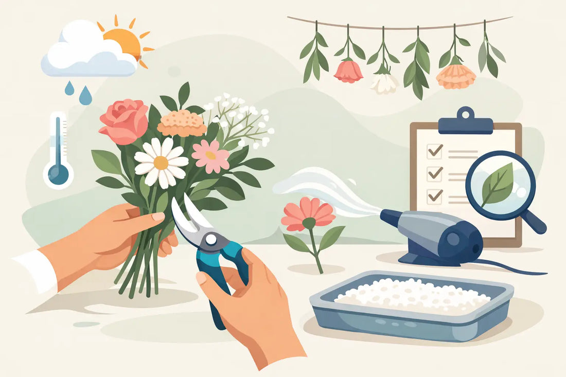 How to Protect Flowers Before Preservation