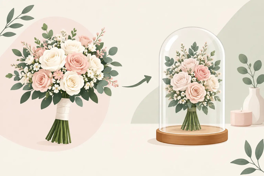 Wedding Bouquet Transformation That Lasts
