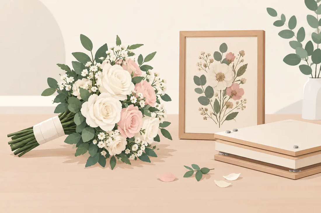 Same Week Bouquet Preservation for Wedding Flowers