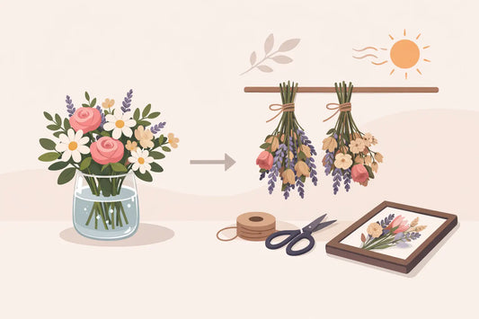 How to Dry Bouquet Flowers the Right Way