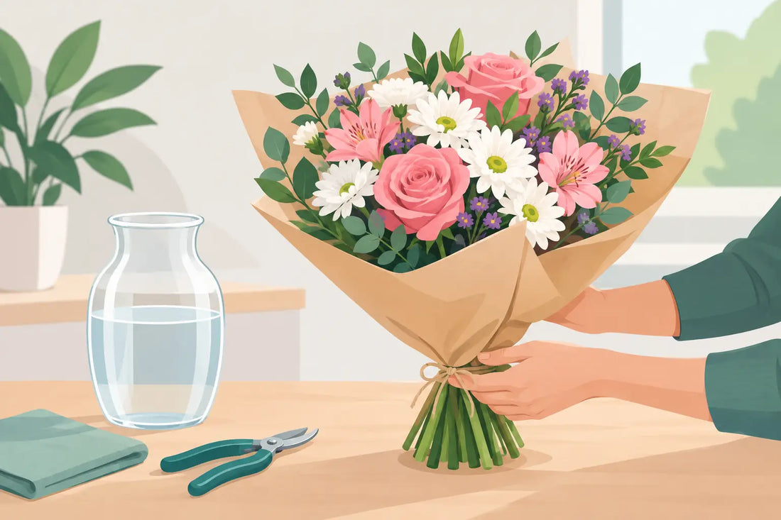 Same Day Bouquet Care: Protect Flowers Now