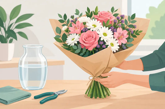 Same Day Bouquet Care: Protect Flowers Now