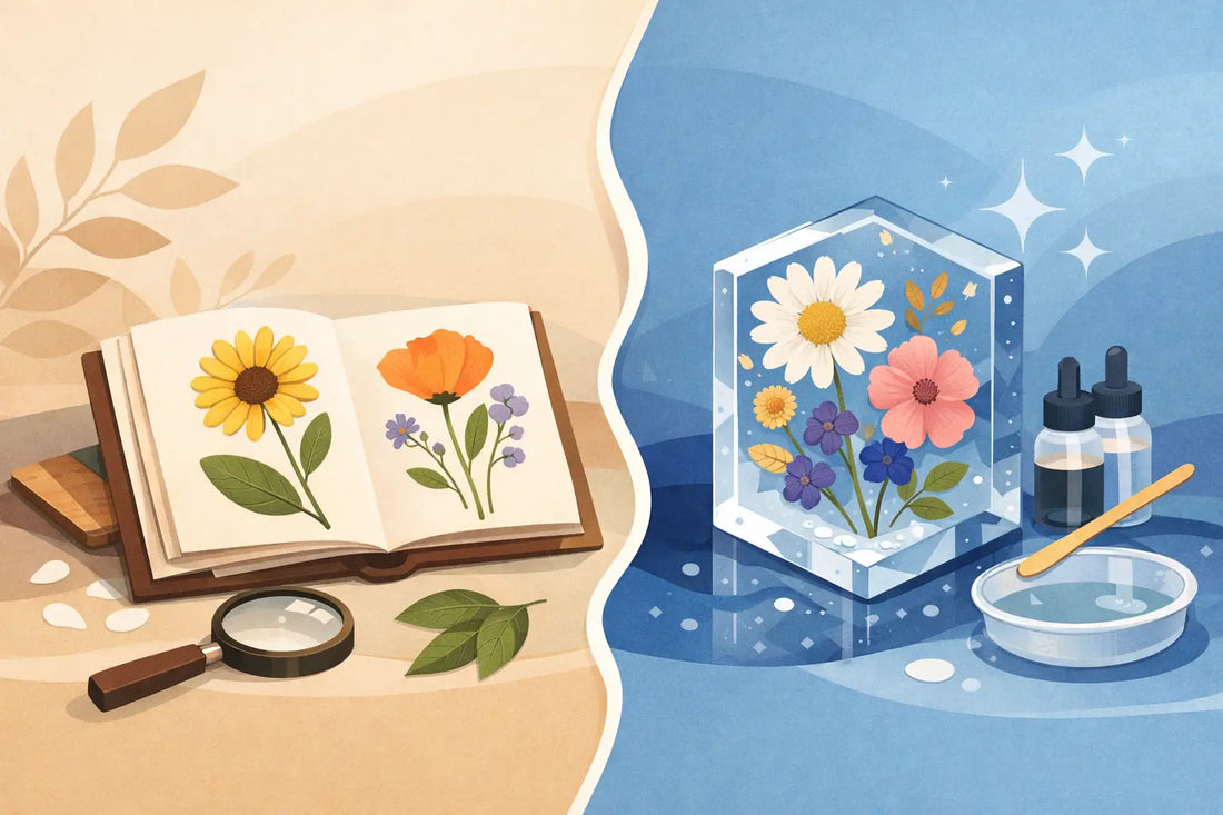 Pressed Flowers vs Resin: Which Lasts Better?