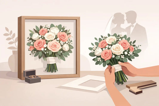 Choosing a Wedding Bouquet Preservation Frame
