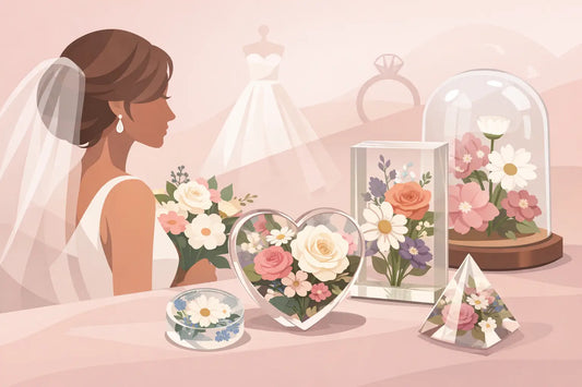 Resin Flower Keepsake Buying Guide for Brides
