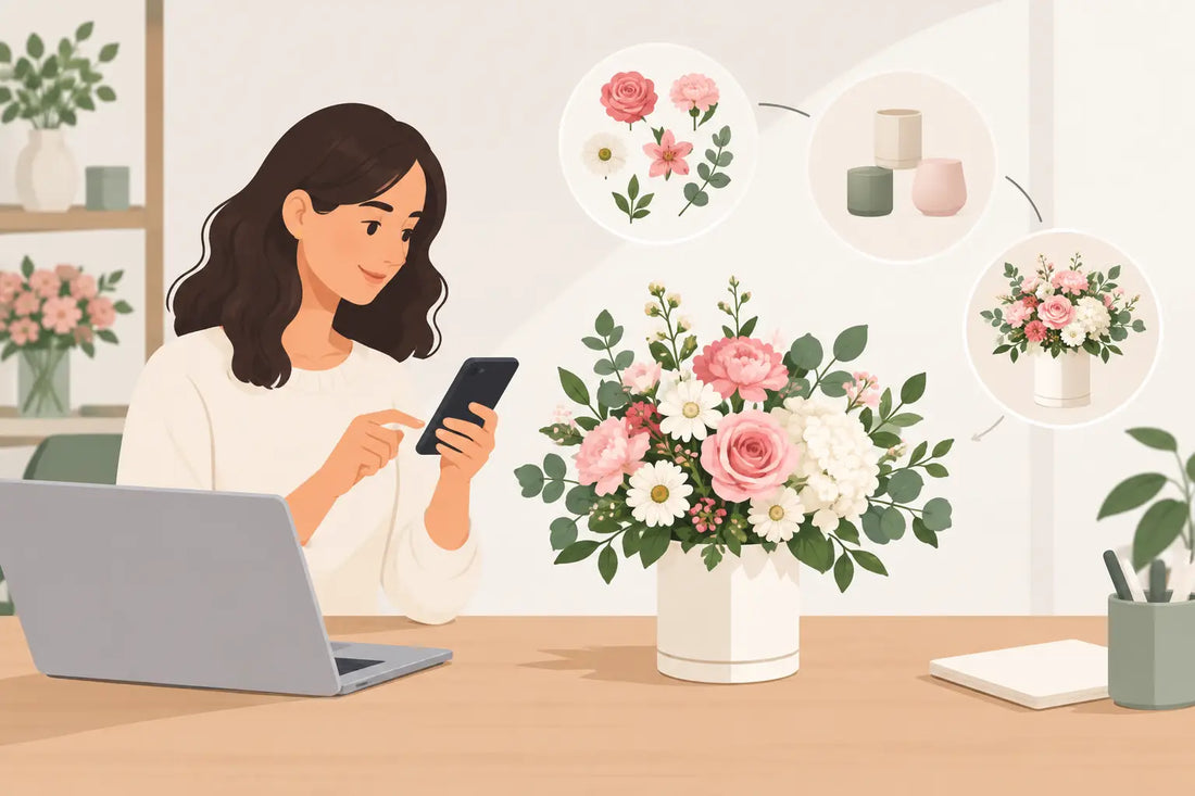 Custom Floral Display Ordering, Made Personal