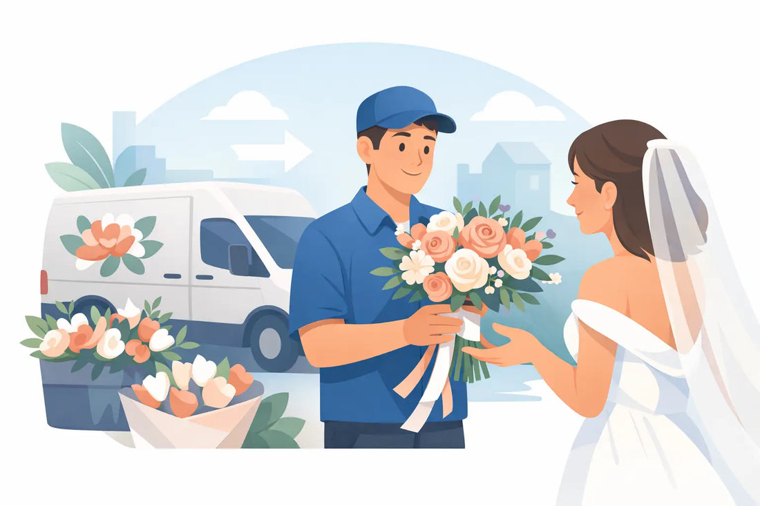 Wedding Flower Pickup Service for Your Bouquet