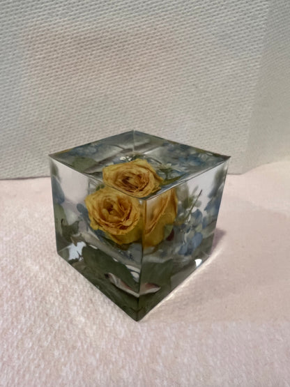 Cube paperweight