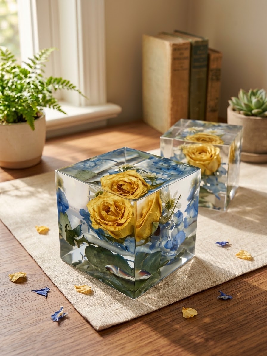 Cube paperweight